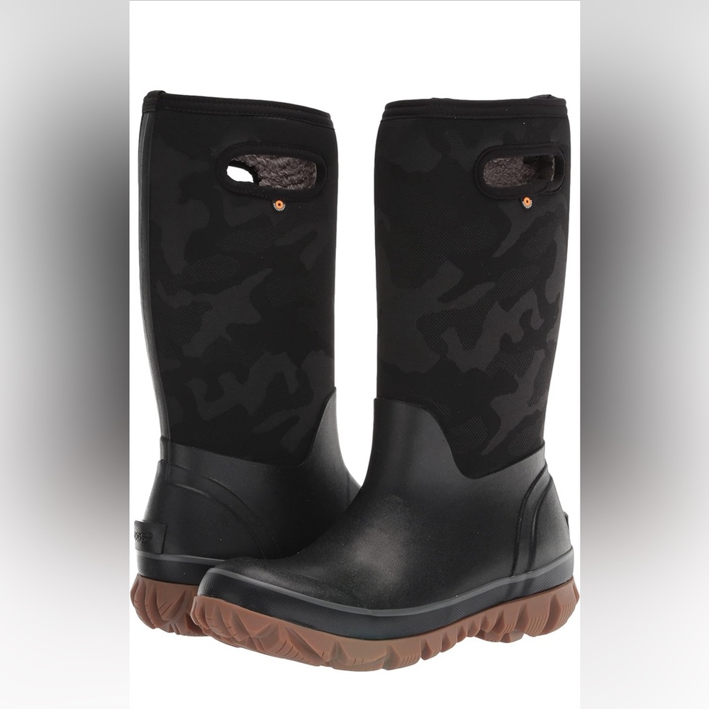 BOGS Whiteout Tonal Camo Women's Boot Black 9